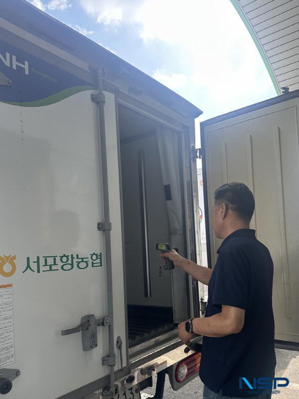[NSP PHOTO]포항시 북구청, 여름철 식품운반차량 특별 점검