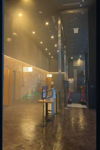[NSP PHOTO]포항시 북포항 CGV, 스프링클러 헤드 낙하 사고 발생...안전조치 없이 영화상영 강행