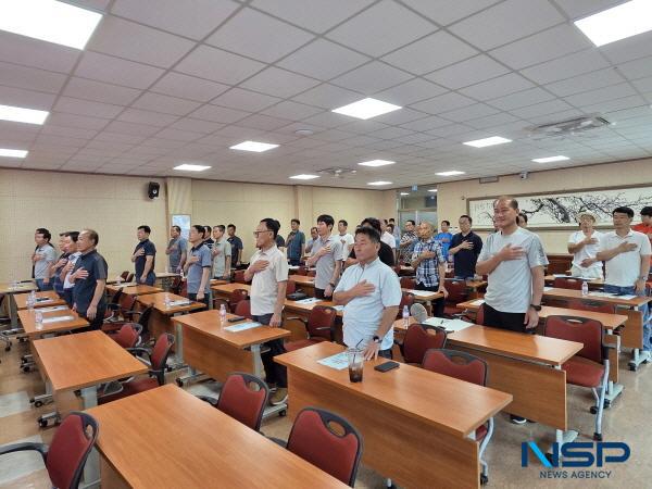 [NSP PHOTO]경주교육지원청, 시설관리 업무 담당자 산업안전보건교육 실시