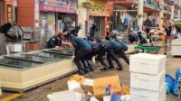 [NSP PHOTO]전남경찰, 함평 수해 현장서 구슬땀 흘리며 수해복구 지원 총력