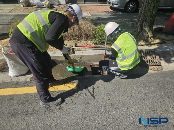 [NSP PHOTO]구미시, 침수취약 도로 선제 정비...국지성 호우 대응 강화