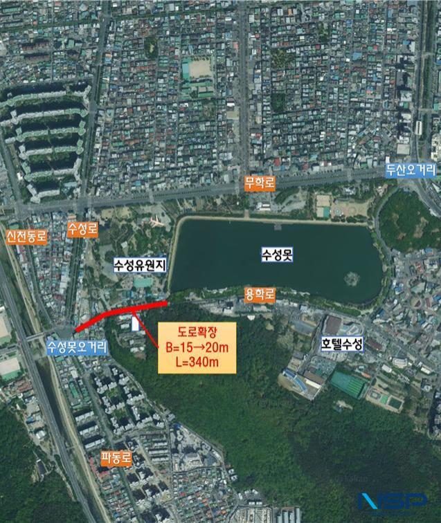 [NSP PHOTO]대구시, 수성못오거리 상습정체 해소...교통흐름 확 뚫렸다