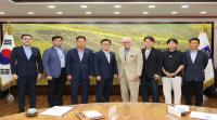 [NSP PHOTO]경주시, 데이빗 로든 홍보대사 초청 간담회...미래차 협력 논의