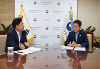 [NSP PHOTO]이철우 경북도지사, 경제부총리 만나 전방위 국비 지원 건의
