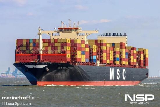 NSP통신-MSC Berangere호 (사진 = 여수광양항만공사)