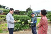 [NSP PHOTO]담양군, 광복절 맞아 독립유공자 유족 방문