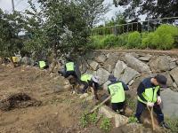 [NSP PHOTO]대구교통공사, 합천군 수해복구 봉사 및 성금 기부