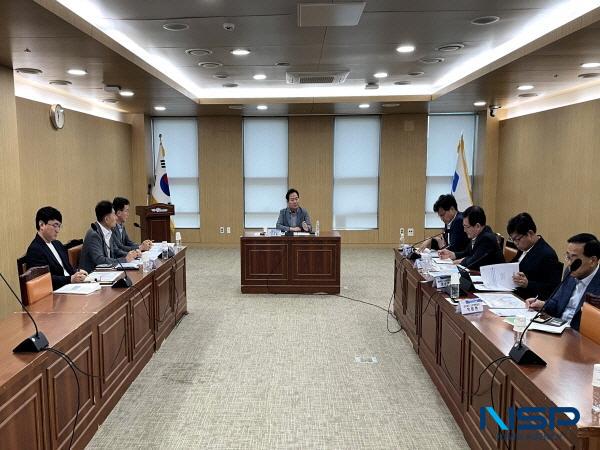 NSP통신-경상북도는 지난 12일 도청에서 김학홍 행정부지사 주재로 포항시와 영일만 횡단구간 고속도로 조기 추진 대책 회의를 했다. (사진 = 경상북도)
