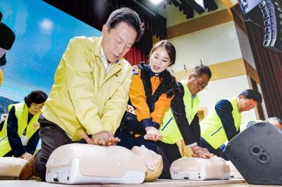 [NSP PHOTO]수원시 새빛안전지킴이 양성 6만2500명 조기 달성