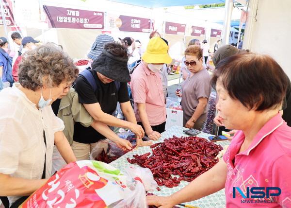 NSP통신-영양군은 오는 29일부터 31일까지 2025 영양고추 HOT페스티벌을 서울시청 광장에서 개최한다. 지난해 행사 모습 (사진 = 영양군)