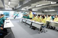 [NSP PHOTO]경기도의회 국힘 대표단, 도·도교육청 을지연습 참관 격려