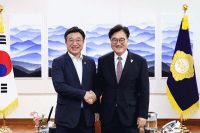 [NSP PHOTO]우원식 국회의장, 윤호중 행정안전부장관·김성환 환경부장관 접견