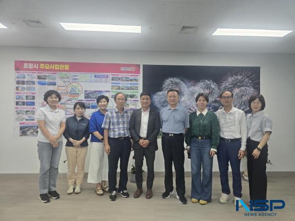 NSP통신-포항시가 글로벌 관광·MICE 도시 실현을 목표로 국제행사 유치와 해외 관광시장 개척에 본격적으로 나섰다. 지난 14일 포항 중국 산동성 산동대학교 교수 일행 등 시청 방문 모습 (사진 = 포항시)