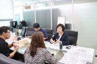 [NSP PHOTO]이애형 경기도의원, 수원시 청개구리 연못 사업 추진현황 청취
