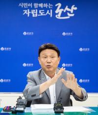 [NSP PHOTO]강임준 군산시장 시민과 군산 미래 위해 흔들림 없이 전념