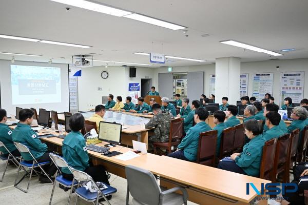 NSP통신-김천시는 지난 21일 시청에서 2025 을지연습 종합강평 보고회를 열고 을지연습의 성과와 과제를 공유했다. (사진 = 김천시)