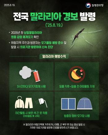 NSP통신-전국 말라리아 경보 발령 포스터. (이미지 = 시흥시)