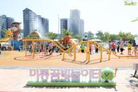 [NSP PHOTO]광양시 어린이 물놀이터, 여름철 가족 친화 명소로 자리매김