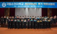[NSP PHOTO]순천대학교, 2024학년도 후기 학위수여식 개최