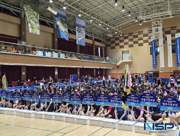 NSP통신-경상북도 생활체육의 활성화와 도민 간 화합을 도모하기 위해 열린 제30회 경상북도지사기 생활체육 탁구대회가 지난 23일과 24일 2일간 영덕국민체육센터에서 성황리에 개최됐다. (사진 = 영덕군)