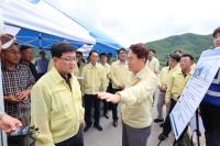 [NSP PHOTO]김성환 환경부장관, 청도 운문천댐 후보지 방문