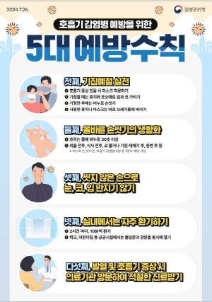 NSP통신-호흡기 감염병 예방수칙 (= 고흥군)