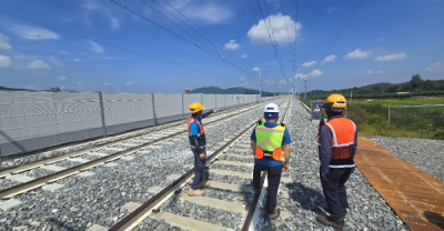 [NSP PHOTO]한국철도공사 경북본부 작업자 직무사고 예방 위한 현장점검 총력