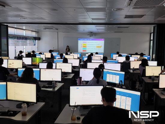 NSP통신-AI·데이터 실무역량 강화 프로그램 1차 교육 (사진 = 광양시청)