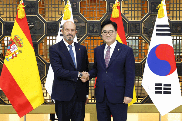 [NSP PHOTO]우원식 국회의장, 페드로 로얀 스페인 상원의장 접견