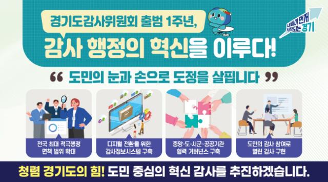 NSP통신-경기도 감사위원회 출범 1주년 홍보 자료. (이미지 = 경기도)
