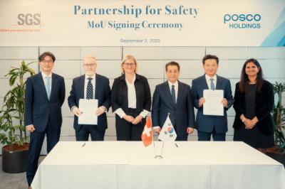 [NSP PHOTO]포스코그룹, SGS·dss+와 손잡고 안전 경영 속도
