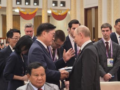 [NSP PHOTO]우원식 국회의장 중국 전승절서 시진핑 주석 등과 교류