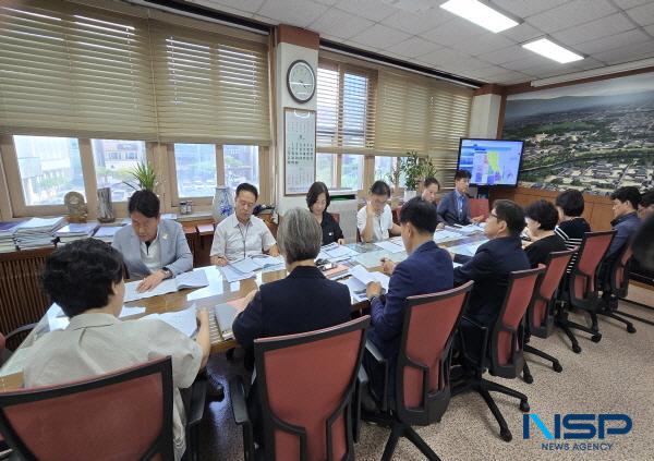 NSP통신-경주시는 지난 8월 6일과 14일에 이어 지난 3일 부시장실에서 APEC 서비스 향상 TF 제3차 회의를 열고 분야별 추진 상황을 점검했다. (사진 = 경주시)