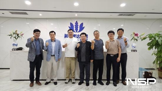 NSP통신-광양경자청 중국투자 유치단 중국 글로벌 유통기업 허마이허다 그룹 방문 (사진 = 광양만권경제자유구역청)
