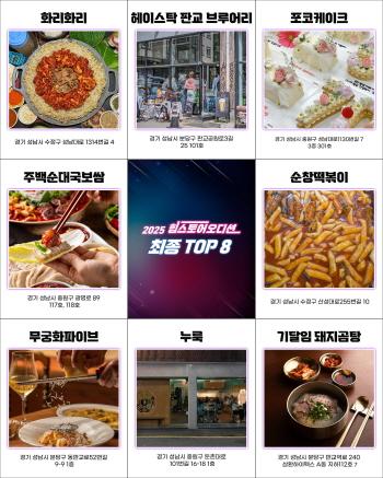 NSP통신-성남시 2025 힙스토어 오디션 우승 점포 안내문. (이미지 = 성남시)