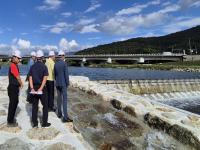[NSP PHOTO]주낙영 경주시장, 북천 유지수 확보사업 현장 점검