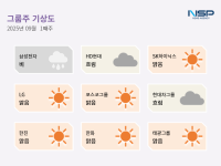 [NSP PHOTO][그룹주기상도]삼성전자비·현대차그룹흐림