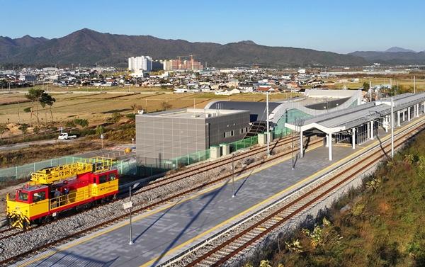 NSP통신-강진역 전경. (사진 = 강진군)