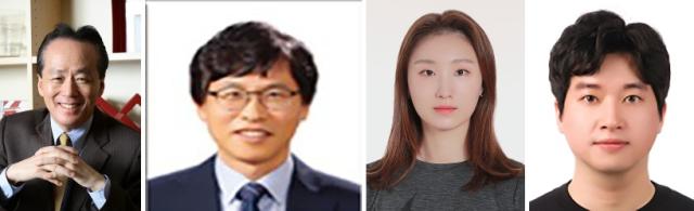 NSP통신-제33회 성남시 문화상 수상자.(사진 왼쪽으로 예술부문 금난새씨, 교육부문 이광주 분당중앙고교 교장,체육뷰뮨 촤민정씨,학술부문 박찬배씨). (사진 = 성남시)