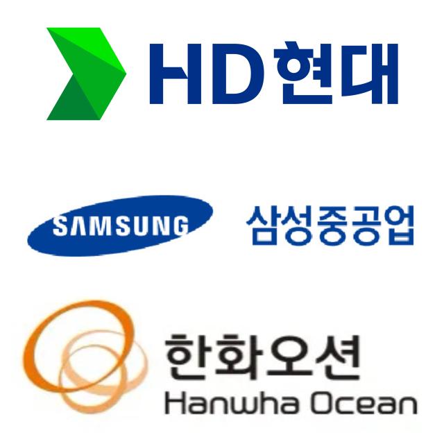 NSP통신- (이미지 = HD현대, 삼성중공업, 한화오션 제공)
