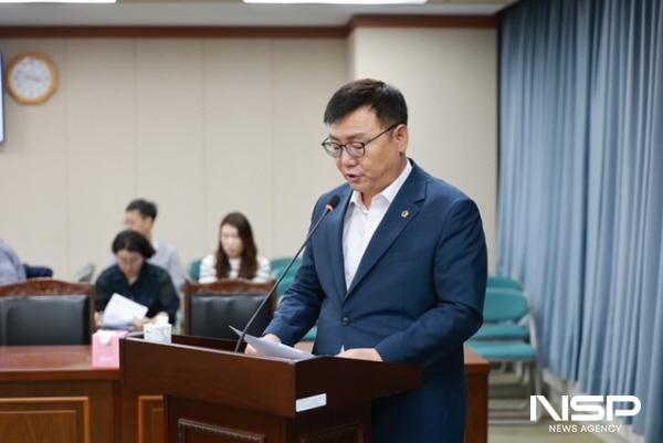 NSP통신-최동익 의원이 조례안을 설명하고 있다. (사진 = 전남도의회)