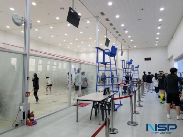 NSP통신-김천시는 오는 10일부터 13일까지 김천종합스포츠타운 스쿼시장에서 2025 전국 실업스쿼시 선수권대회(단체전)를 개최한다. (사진 = 김천시)