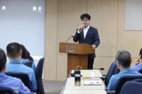 [NSP PHOTO]포항세명기독병원 지역심뇌혈관질환센터 조재훈 부장, 플랜택 임직원 대상 뇌혈관 질환 건강강의