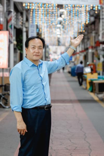 [NSP PHOTO]오산시 오색시장 지역상권 활성화 안전경관조명 점등