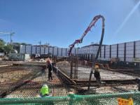 [NSP PHOTO]수원시, 세류2동 어울림센터 지상부 골조 공사 본격화