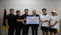 [NSP PHOTO]에코프로머티 축구동호회, 포항지역 축구 유망주 육성 지원
