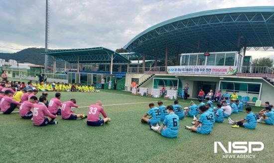 NSP통신-3개 축구 클럽 선수들 상견례 만남의 장 (사진 = 광양골드축구클럽)