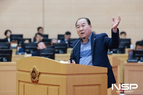 NSP통신-강정일 의원 발언 (사진 = 전남도의회)
