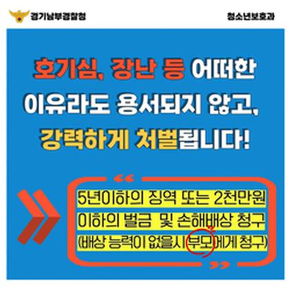 NSP통신-경기남부경찰청 공중협박관련 안내문. (이미지 = 수원교육지원청)