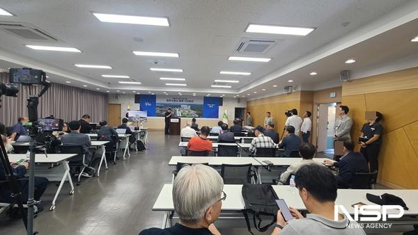 NSP통신-파주시 시 청자 증축 계획 발표 기자회견 (사진 = NSP통신)